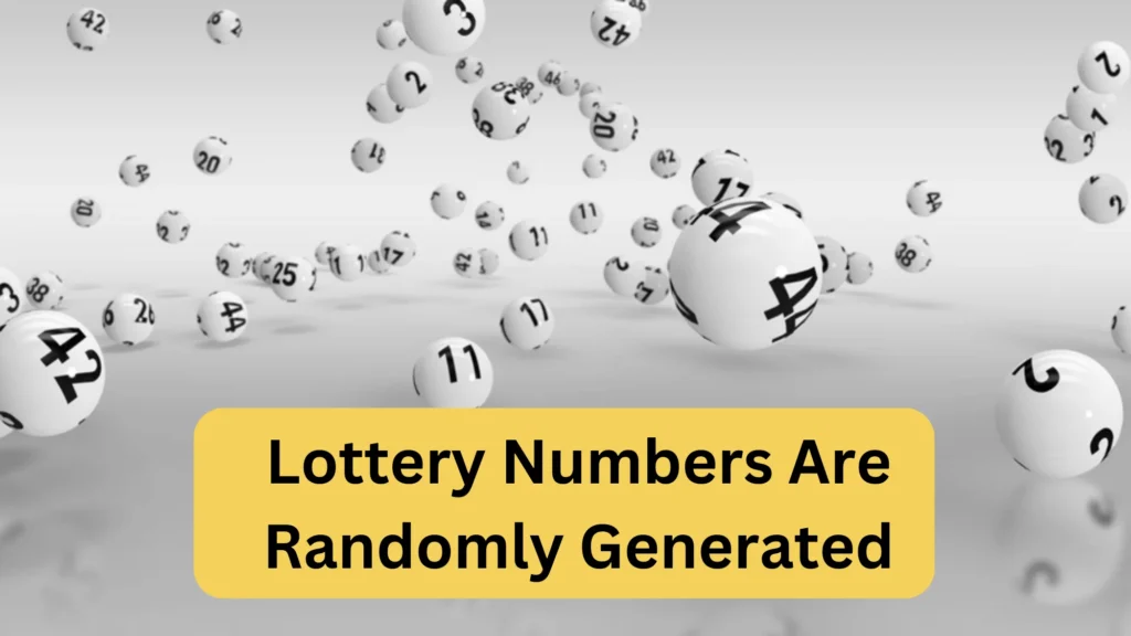 does lottery numbers have to be in order